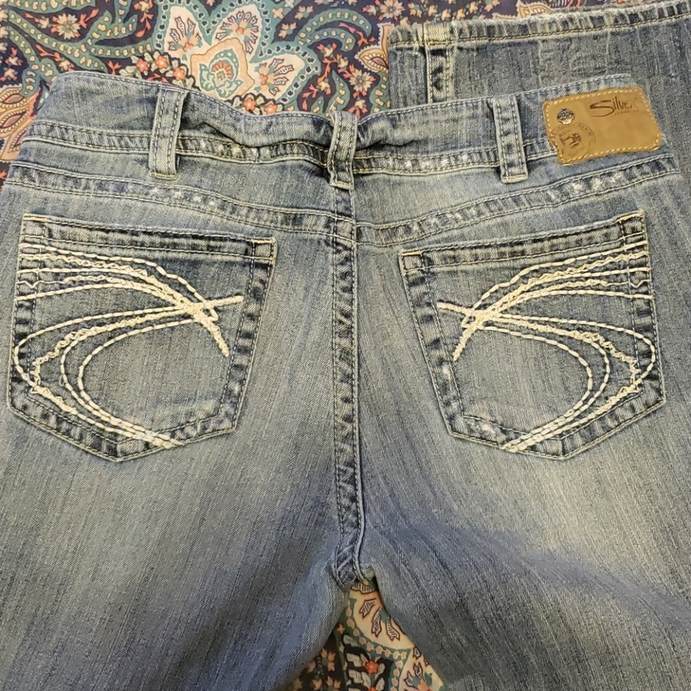 Silver jeans